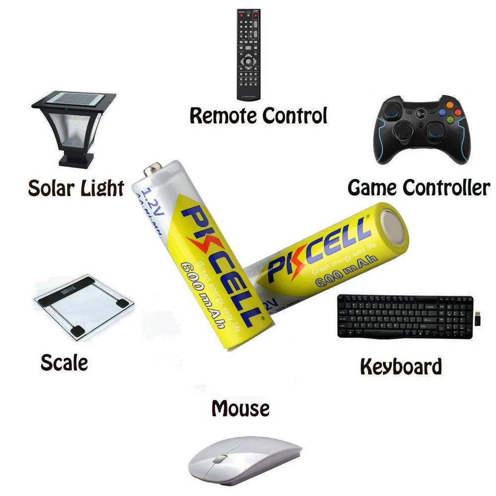 4Pcs AA Rechargeable Battery NIMH