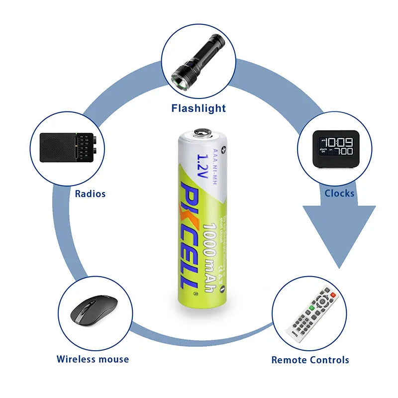 10PCS AAA Rechargeable Battery