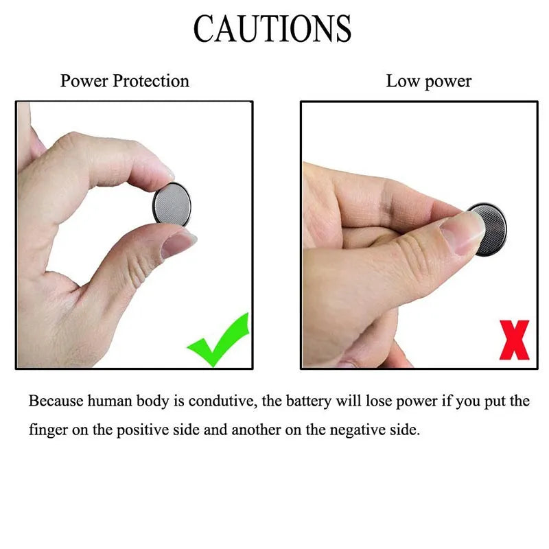 250Pcs 50Card CR1632 1632 DL1632 3V Lithium Button, Coin Batteries