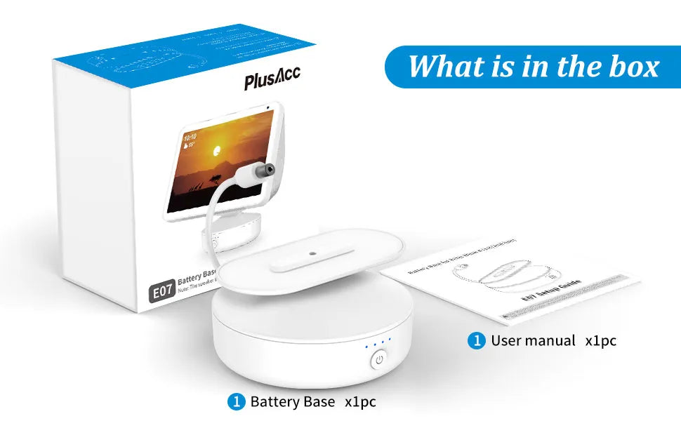 Portable Battery Base for Echo Show 5 8(1st 2nd Gen)