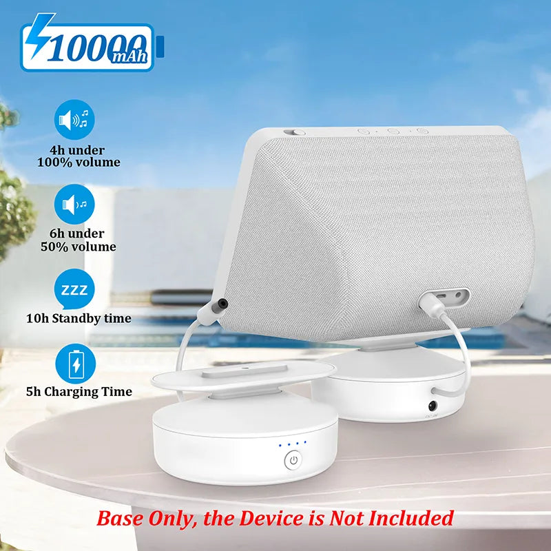 Portable Battery Base for Echo Show 5 8(1st 2nd Gen)