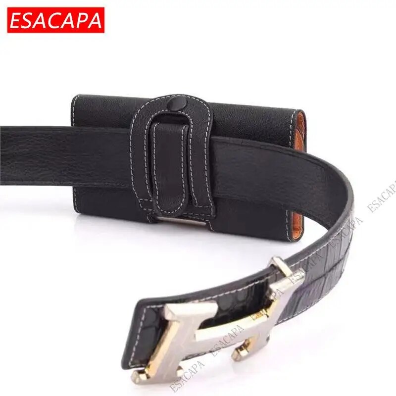 Flip Belt Clip Leather Cell Phone Bag