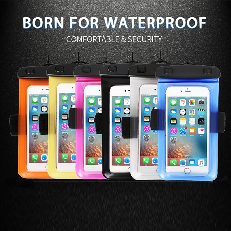 Universal Waterproof Phone Case Arm Band Bag