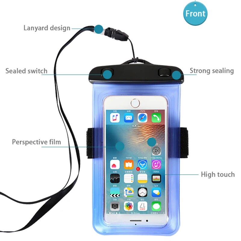 Universal Waterproof Phone Case Arm Band Bag