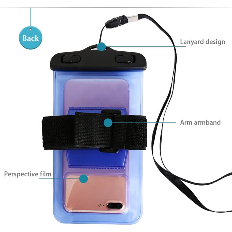 Universal Waterproof Phone Case Arm Band Bag