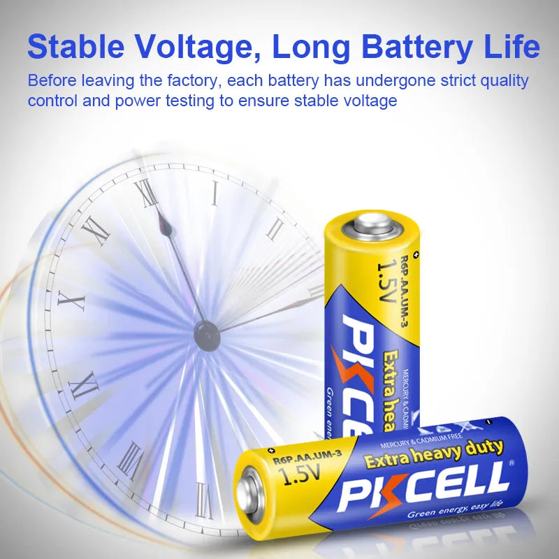 100Pcs/lot AA Carbon Dry Battery