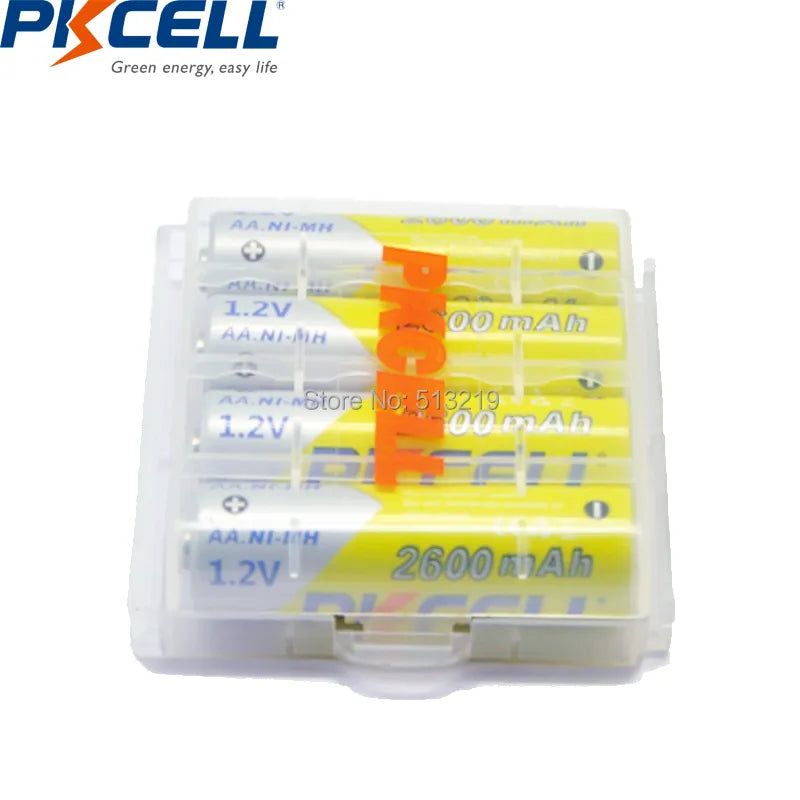 4Pcs AA  NI-MH Rechargeable Batteries