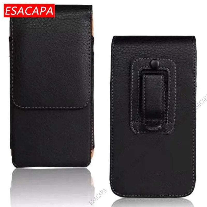 Flip Belt Clip Leather Cell Phone Bag