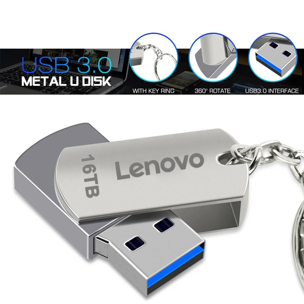 Lenovo USB 3.0 Pendrive 16TB 8TB 4TB