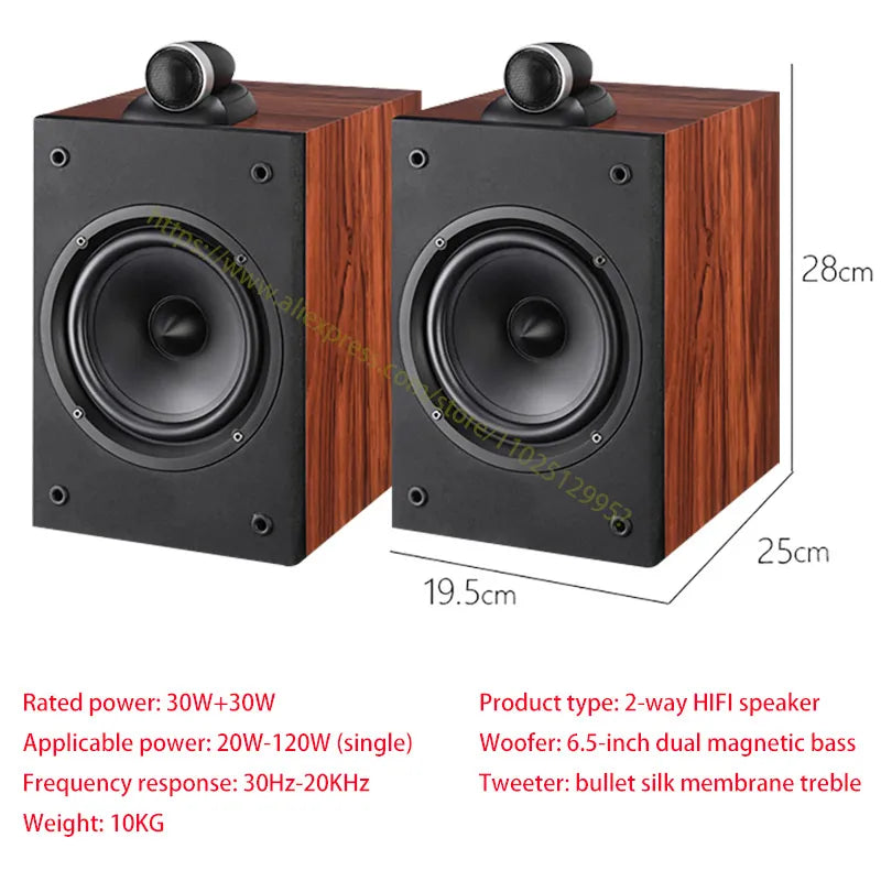 Three-way 6.5 inch bookshelf Speaker