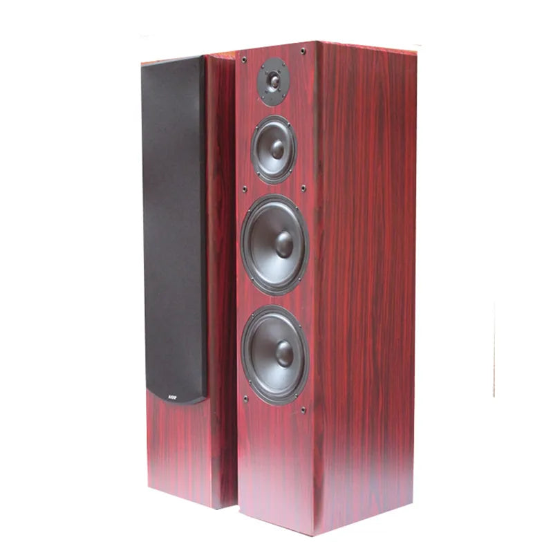 Dual 8.5-inch High-power Three-way Bookshelf Home Speaker