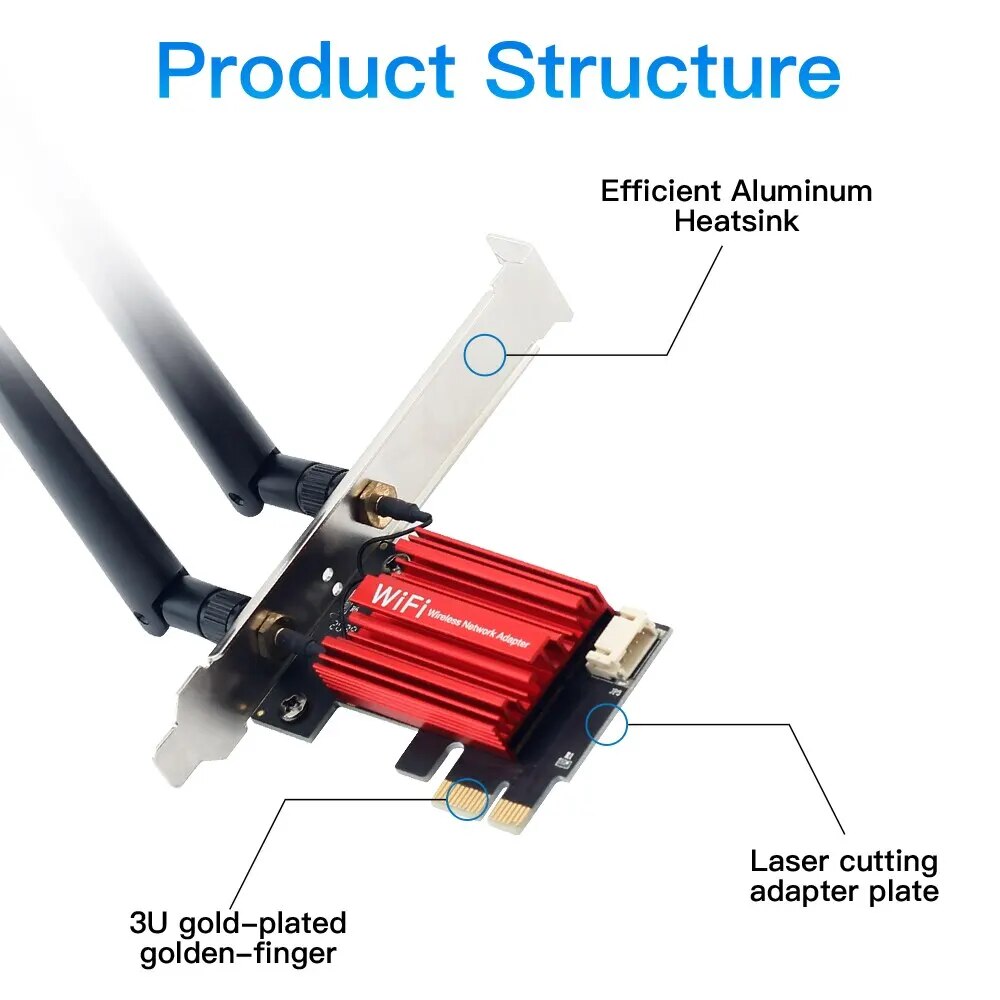 WiFi 5 PCI-E Wireless Adapter