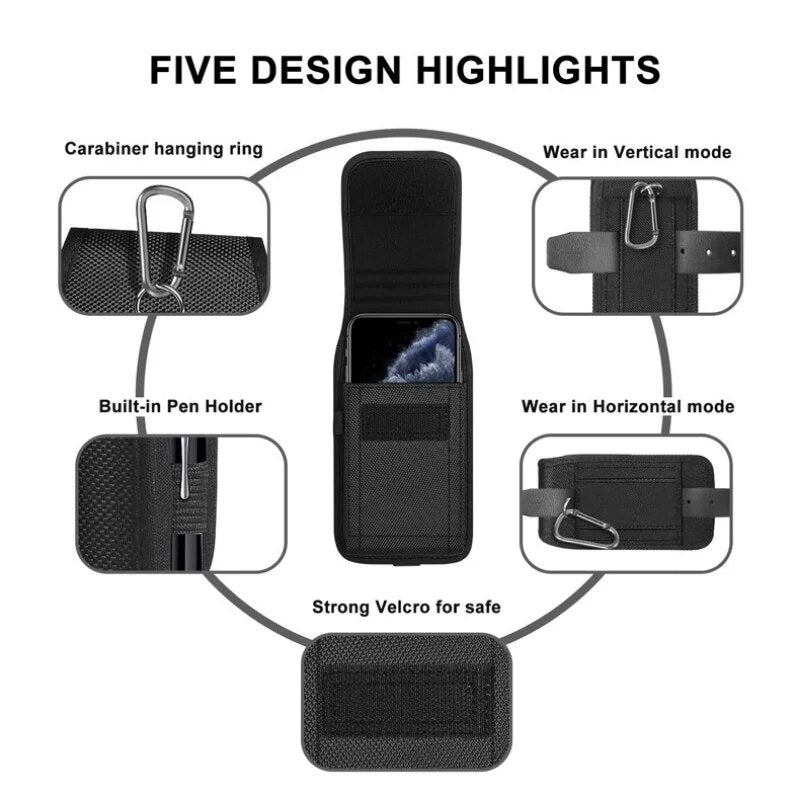 Tactical Cell Phone Pouch Holster