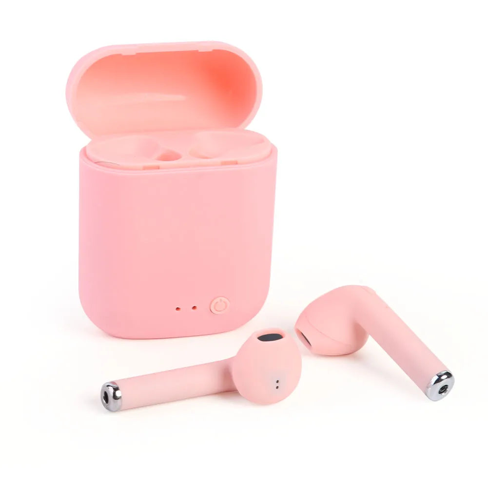 Wireless Earphones With Mic Bluetooth-compatible 5.0 w/ Charging Case