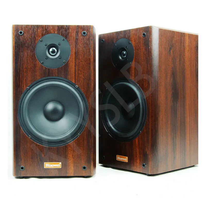 8.5 Inch  Wooden Bookshelf Speaker