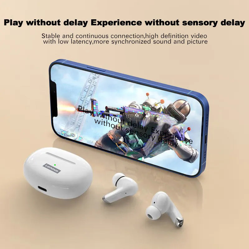 Bluetooth Headphone Waterproof Earbuds Touch Control With Mic For All Phone