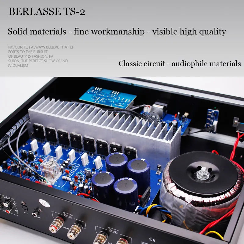 Amplifier 2.0 200W*2 Combined Type Home High-end HIFI Power Amplifier