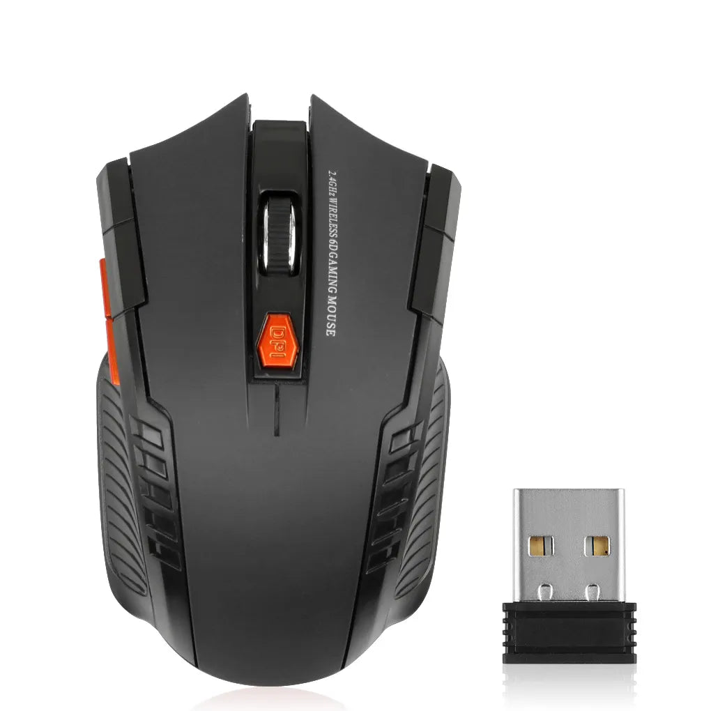 2.4G Wireless Mouse 1600DPI 6 Buttons Wireless Mice with USB Receiver for PC Laptop Accessories