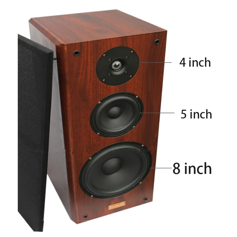 200W 8 Inch Bookshelf Speakers