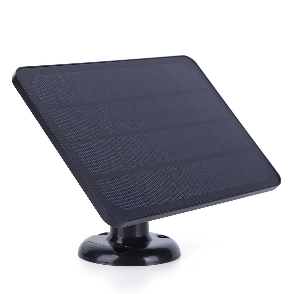 2 Portable Solar Panels for Security Camera, Home Light System