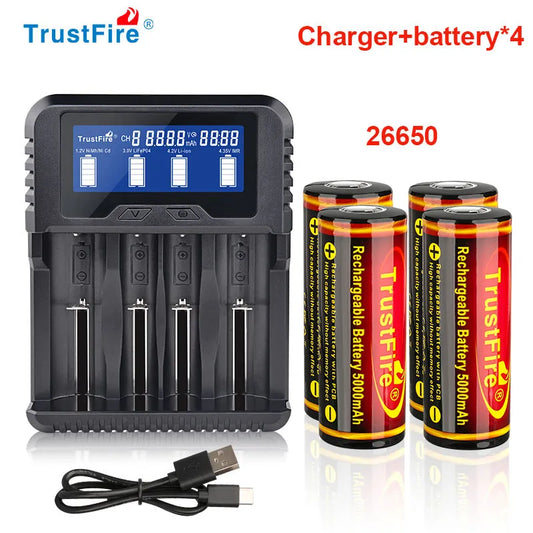 3.7V Capacity Li-ion Rechargeable Battery +Charger