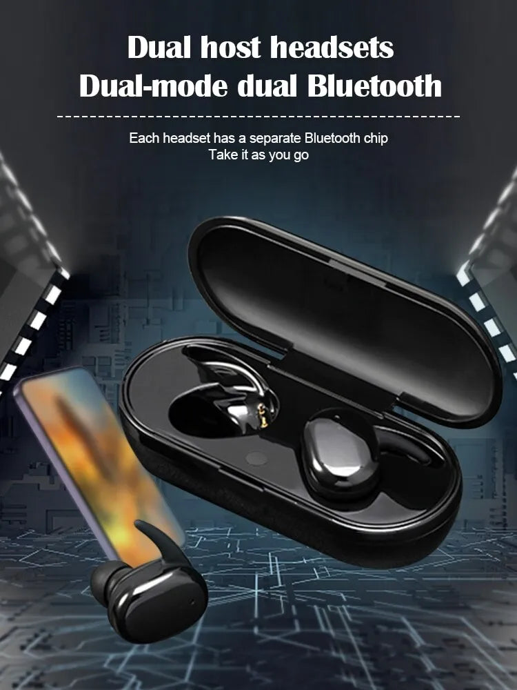 TWS Wireless Headphones Bluetooth Earphones