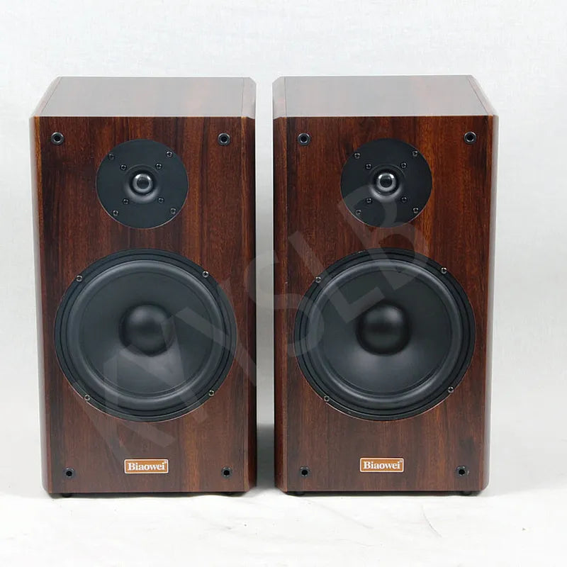 8.5 Inch  Wooden Bookshelf Speaker