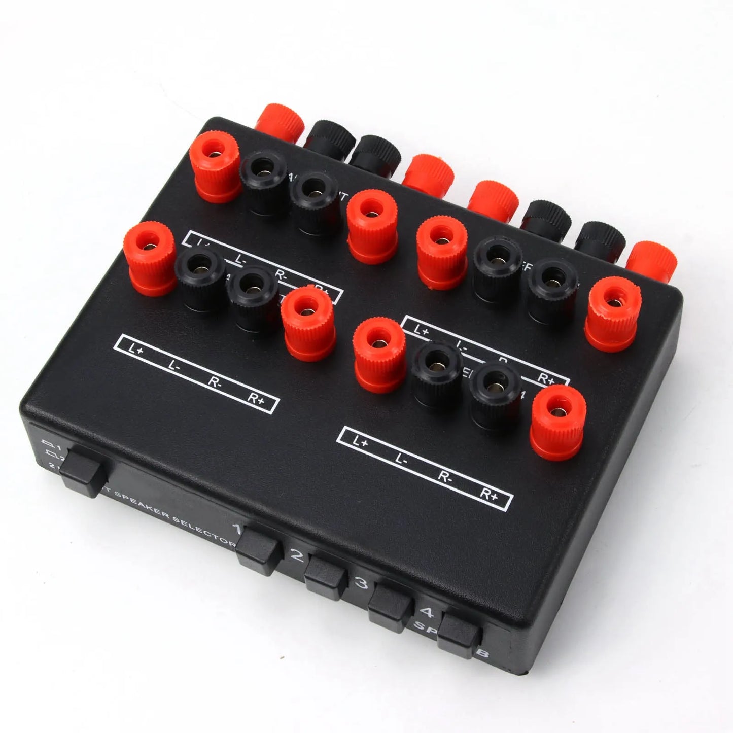 Mini Stereo Amplifier Switcher Box / Speaker Splitter