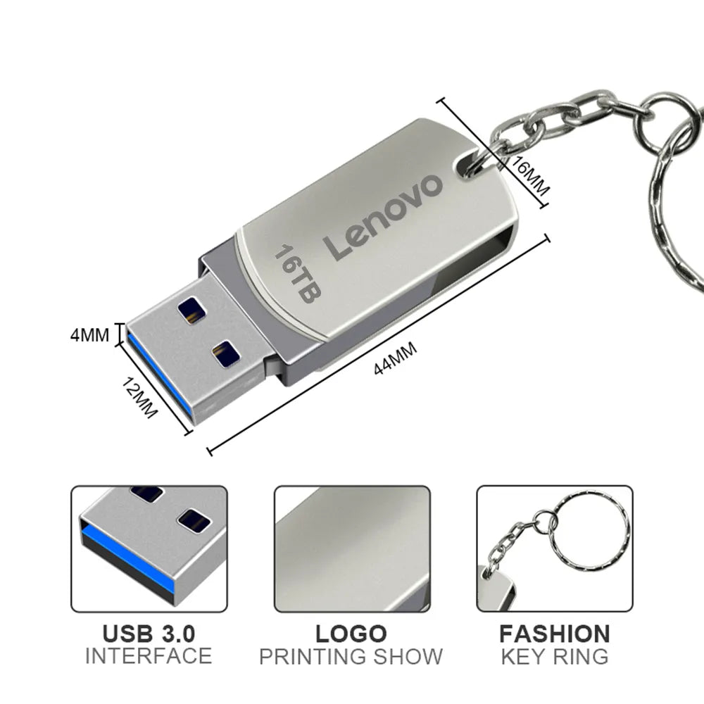 Lenovo USB 3.0 Pendrive 16TB 8TB 4TB