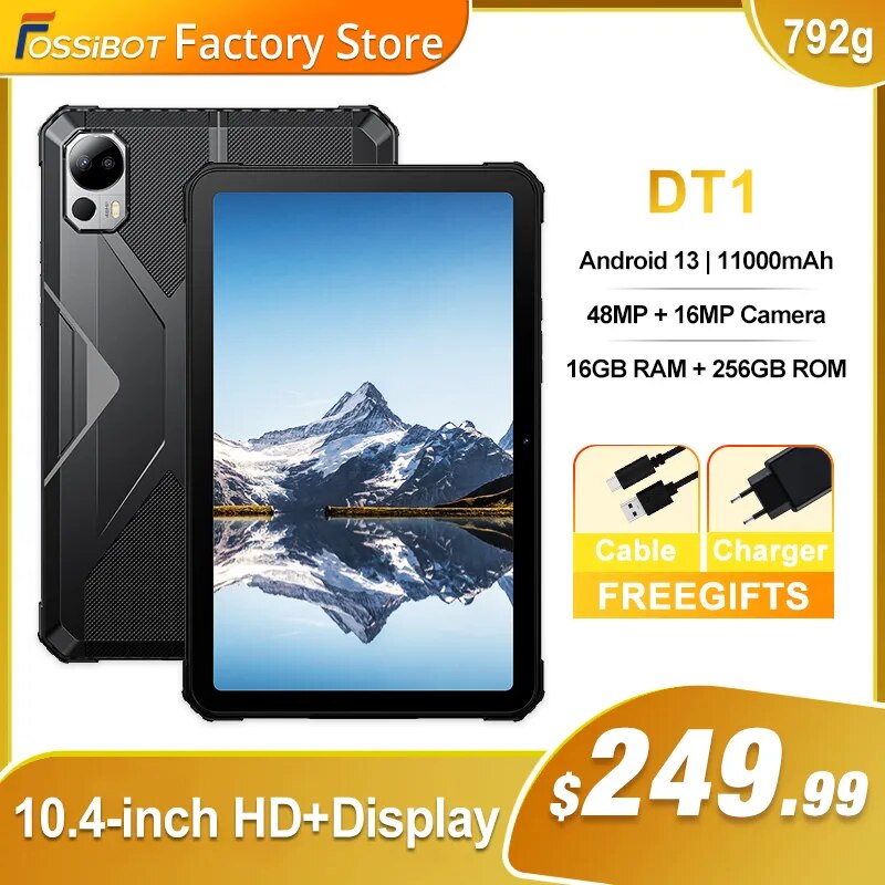 FOSSiBOT DT1 Rugged Tablet Android 13