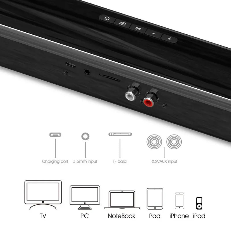 Bluetooth Portable Soundbar Home Theater