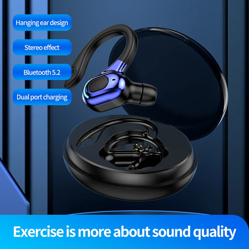 Earphone Ear Hook Noise Cancelling Bluetooth 5.2 Headphones