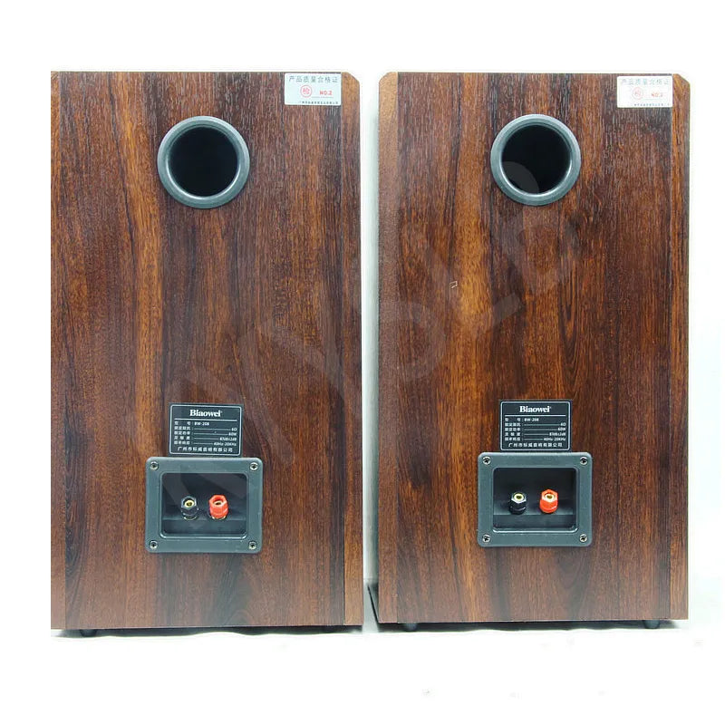 8.5 Inch  Wooden Bookshelf Speaker